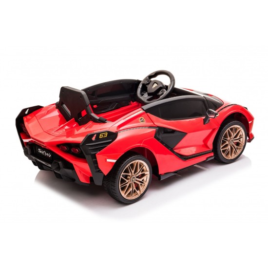 Ηλεκτροκίνητο Παιδικό Αυτοκίνητο Licensed Lamborghini Sian 12V σε Κόκκινο Χρώμα 6388 Ηλεκτροκίνητο Παιδικό Αυτοκίνητο Licensed Lamborghini Sian 12V σε Κόκκινο Χρώμα 6388