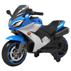 Ηλεκτροκίνητη Παιδική Μηχανή Super Moto 12V σε Μπλε Χρώμα 482270B Ηλεκτροκίνητη Παιδική Μηχανή Super Moto 12V σε Μπλε Χρώμα 482270B