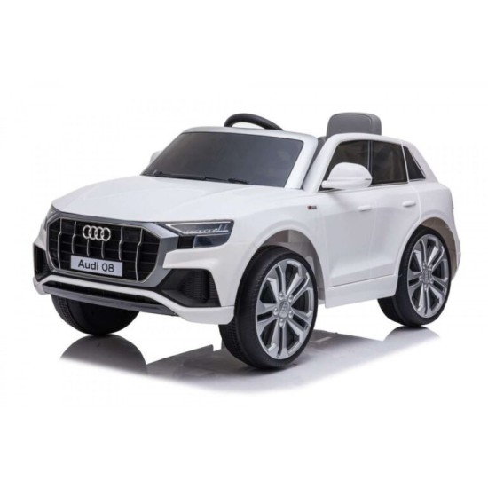 New Edition Ηλεκτροκίνητο Παιδικό Αυτοκίνητο AUDI Q8 License με δερμάτινο κάθισμα και ελαστικά 12V R/C Λευκό BJQ82066 New Edition Ηλεκτροκίνητο Παιδικό Αυτοκίνητο AUDI Q8 License με δερμάτινο κάθισμα και ελαστικά 12V R/C Λευκό BJQ82066
