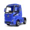 Ηλεκτροκίνητο Παιδικό Φορτηγό Mercedes Benz Actros Licensed 12V με Δερμάτινο Κάθισμα και Λάστιχα Τύπου Αυτοκινήτου Μπλε
