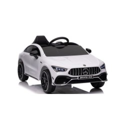 Ηλεκτροκίνητο Παιδικό Αυτοκίνητο Licensed Mercedes Benz CLA45 12v σε λευκό χρώμα
