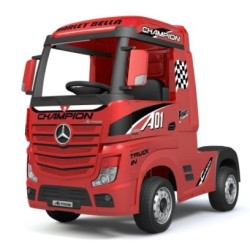Ηλεκτροκίνητο Παιδικό Φορτηγό Mercedes Benz Actros Licensed 12V με Δερμάτινο Κάθισμα και Λάστιχα Τύπου Αυτοκινήτου Κόκκινο Ηλεκτροκίνητο Παιδικό Φορτηγό Mercedes Benz Actros Licensed 12V με Δερμάτινο Κάθισμα και Λάστιχα Τύπου Αυτοκινήτου Κόκκινο
