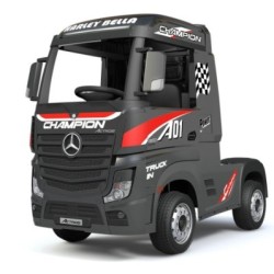 Ηλεκτροκίνητο Παιδικό Φορτηγό Mercedes Benz Actros Licensed 12V με Δερμάτινο Κάθισμα και Λάστιχα Τύπου Αυτοκινήτου μαύρο Ηλεκτροκίνητο Παιδικό Φορτηγό Mercedes Benz Actros Licensed 12V με Δερμάτινο Κάθισμα και Λάστιχα Τύπου Αυτοκινήτου μαύρο