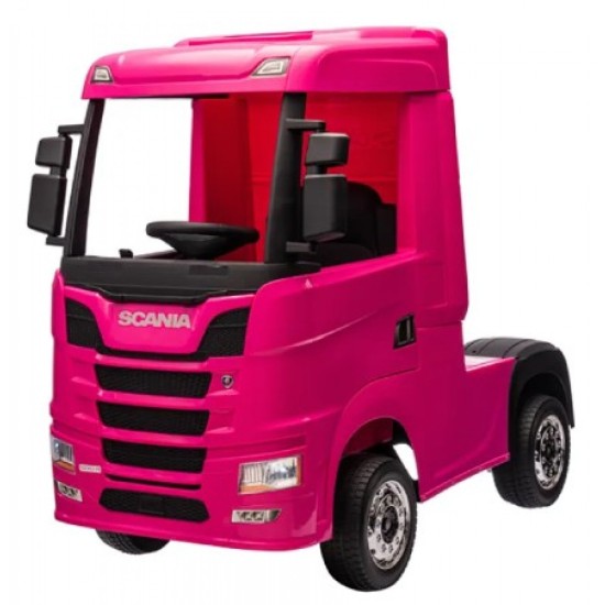 Ηλεκτροκίνητο Παιδικό Φορτηγό Licensed Scania R series 12V με Δερμάτινο Κάθισμα και Λάστιχα Τύπου Αυτοκινήτου Ηλεκτροκίνητο Παιδικό Φορτηγό Licensed Scania R series 12V με Δερμάτινο Κάθισμα και Λάστιχα Τύπου Αυτοκινήτου